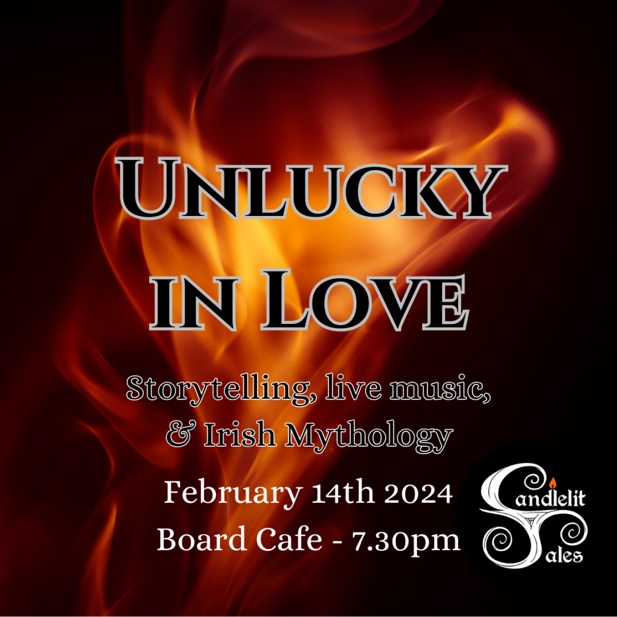 mBooked.com, Unlucky in Love, Dublin 8, Candlelit Tales